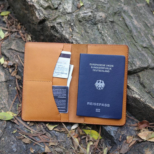 Premium Quality Genuine Leather Passport Holder with Cardholder (GL Passport Holder)