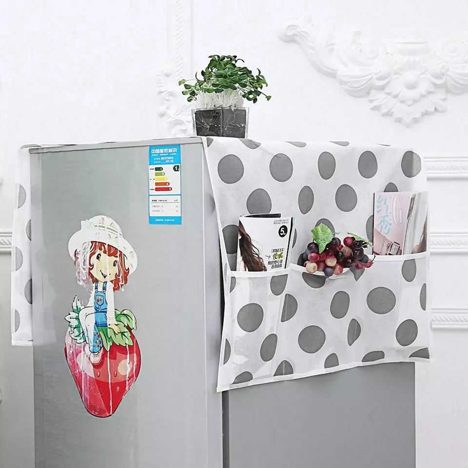 Refrigerator Organizer PEVA Freezer Top Bag Dust Covers Fridge Storage Bag