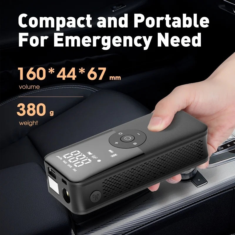 Digital Rechargeable Tyre Inflator & Power Bank Imported