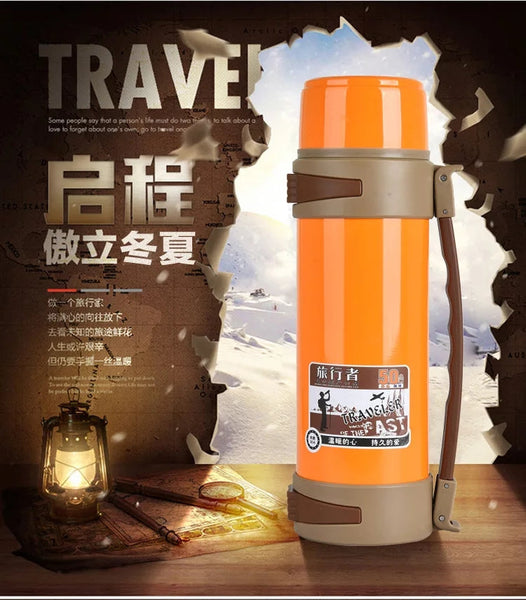 Portable Stainless Steel Vacuum Flask Insulated Thermos