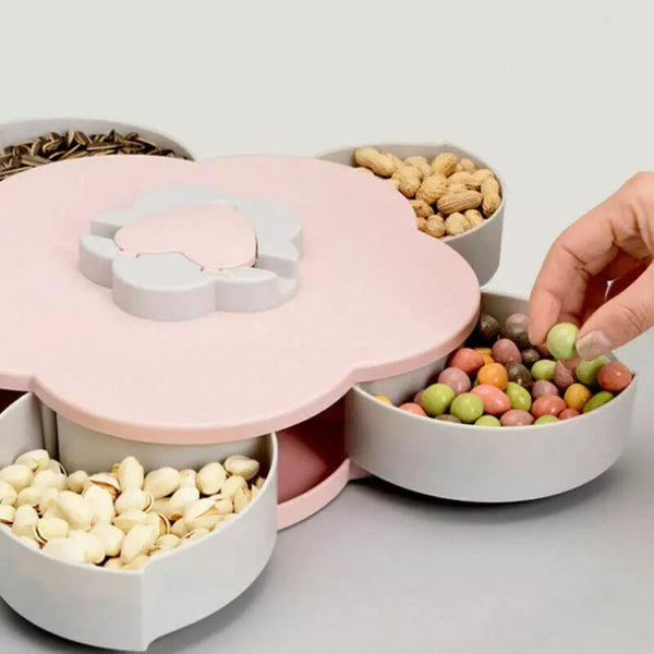 Candy and Nut Serving Rotatable Container