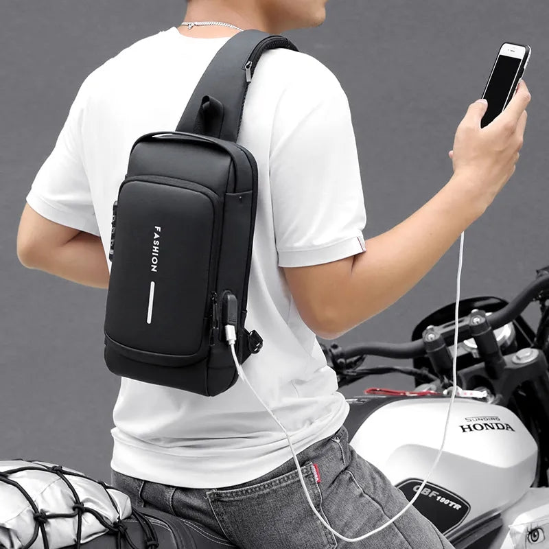 New Fashion Anti-Theft Sling Shoulder Bag With Password Lock