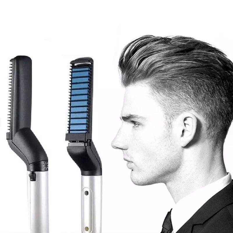 Hair & Beard Straightener Modelling Comb