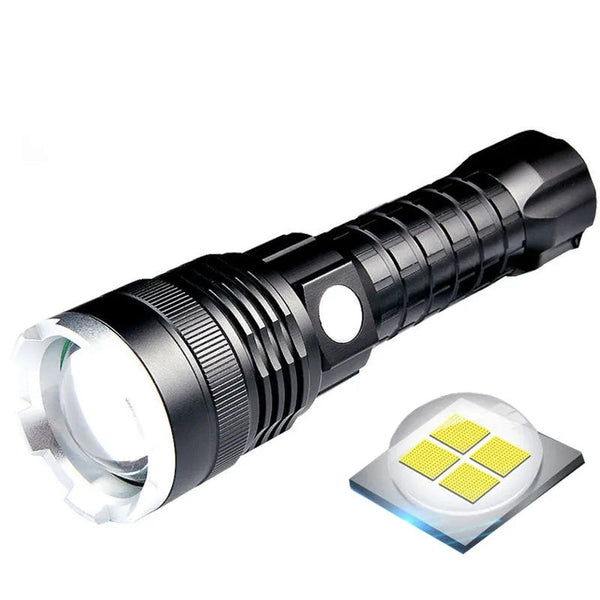 P-50 Rechargeable LED Long Range Search Flashlight Torch