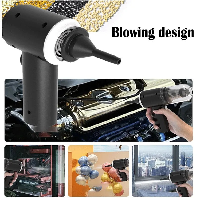 Portable Car Vacuum Cleaner Rechargeable Handheld Automotive Vacuum Cleaner