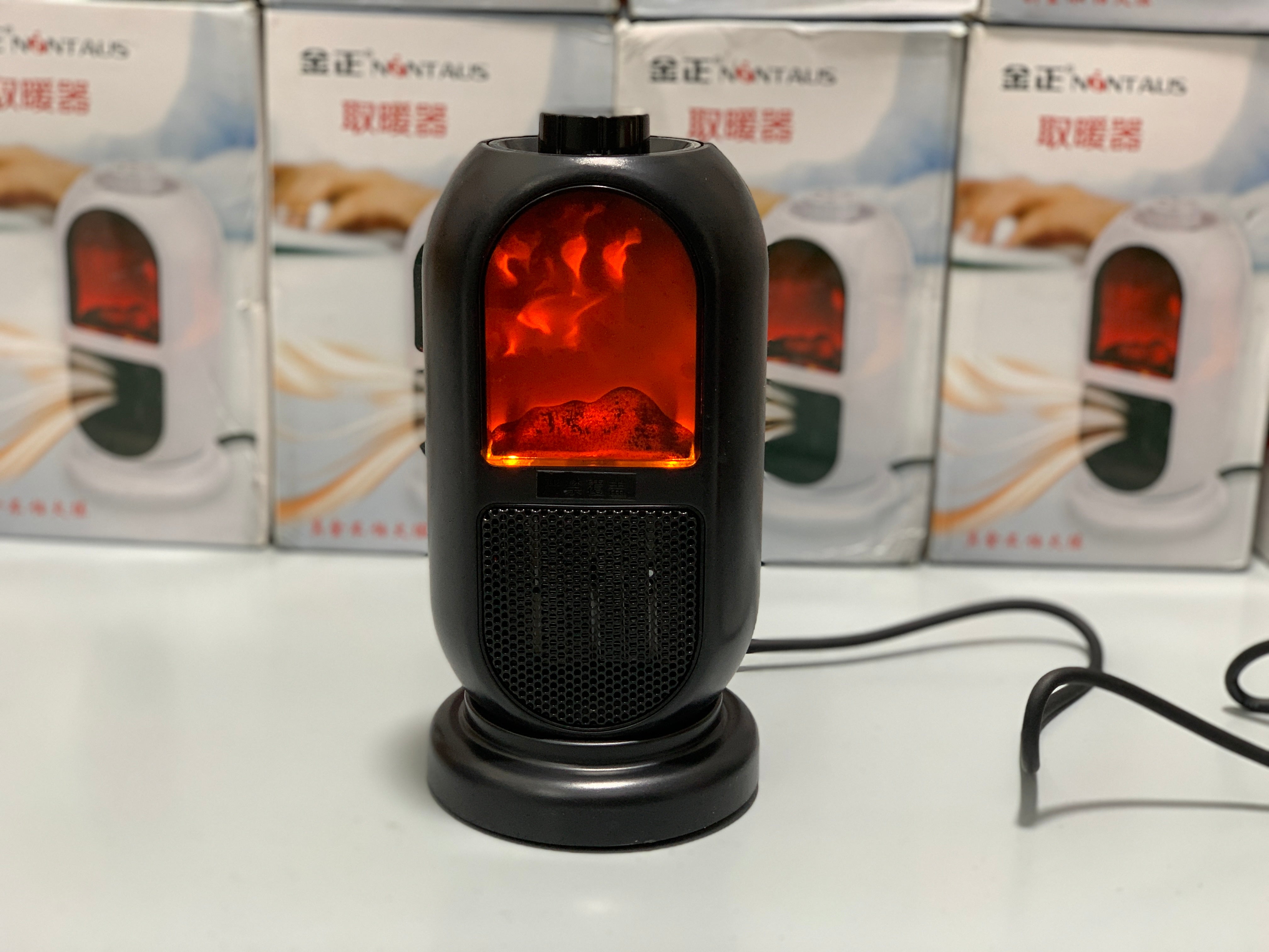 Portable Electric Heater For Room and Office with 3D Flame