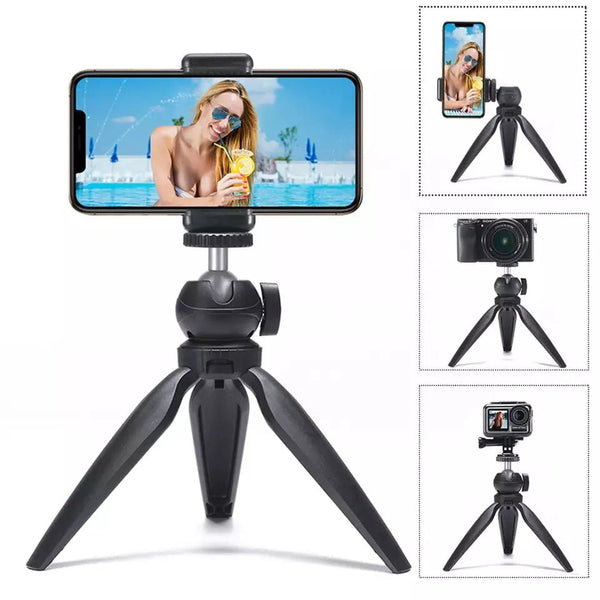 Portable Mini Tripod Stand with 360 Rotation