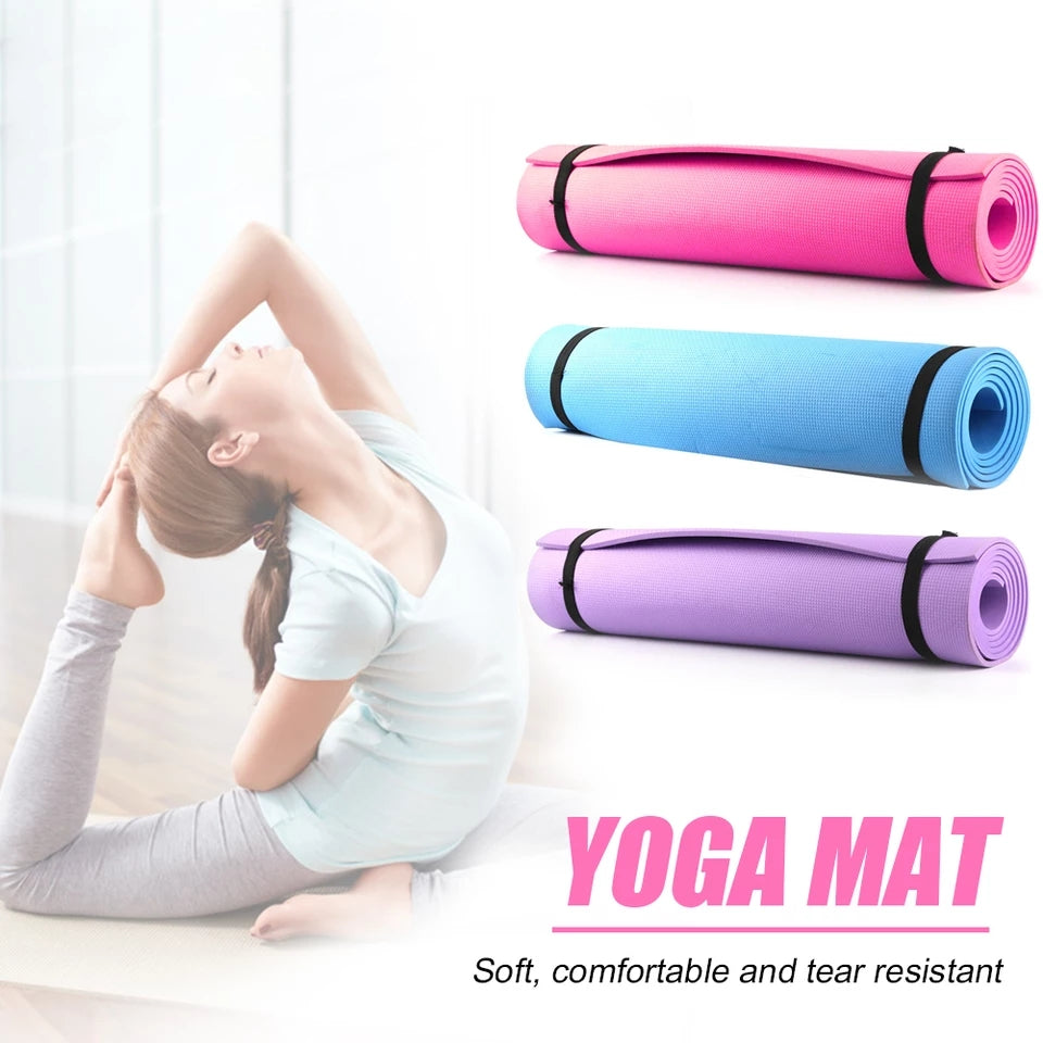 5mm Non Slip Exercise & Fitness Mat for All Types of Yoga