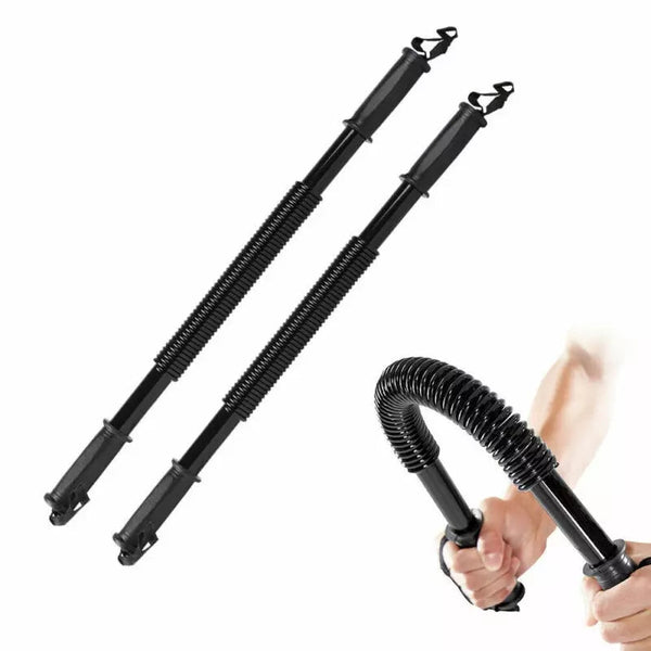 Power Twister, Flexible Arm Strength Rod Chest Shoulder Spring Exerciser Wrist Hand Gripper