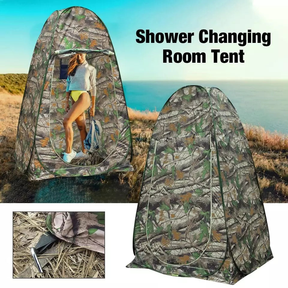 Pop Up Changing Room Privacy Tent, Portable Outdoor Shower Tent, Camp Toilet, Rain Shelter for Camping