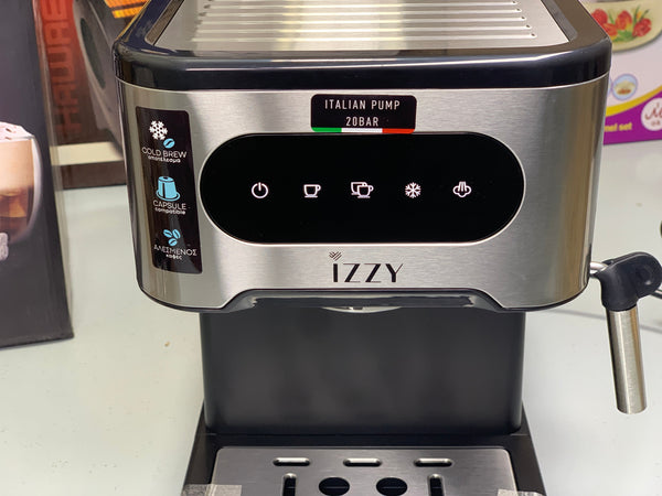 Italian IZZY Sorrento Coffee Machine 20 Bar | 1.5L | 1500w