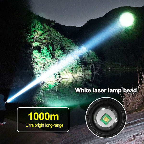 Led Flashlight with COB Tail Light