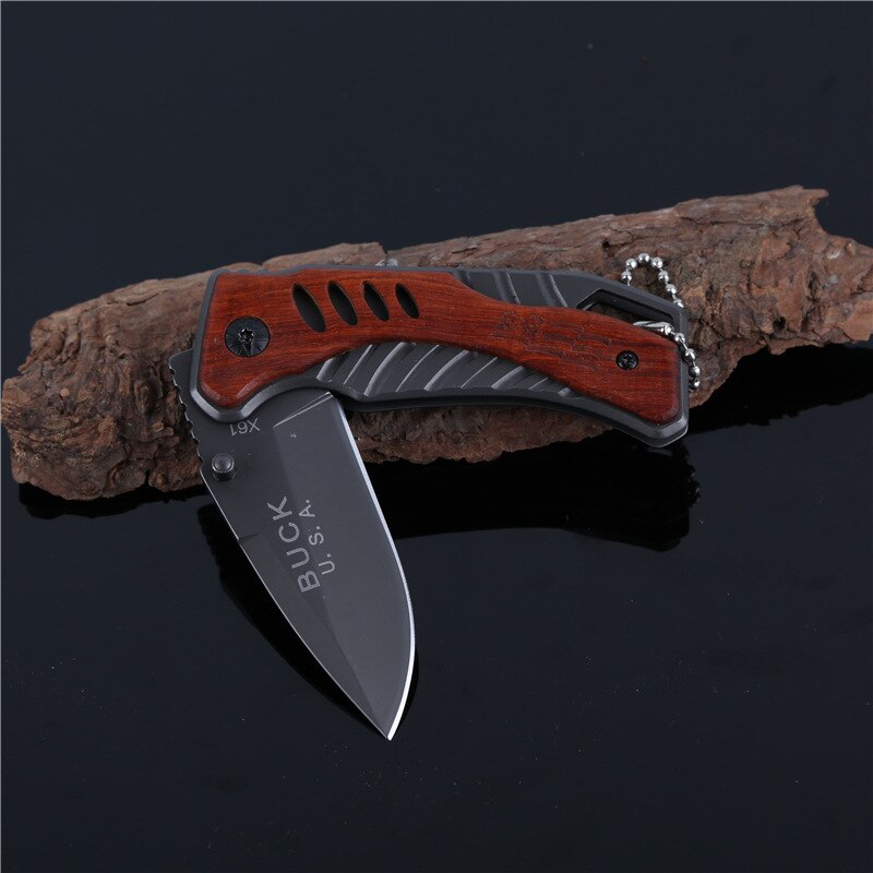 Buck USA X61 Tactical Pocket Survival Knife