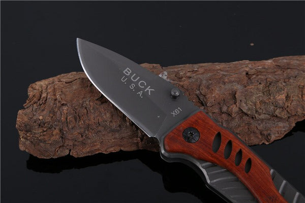 Buck USA X61 Tactical Pocket Survival Knife