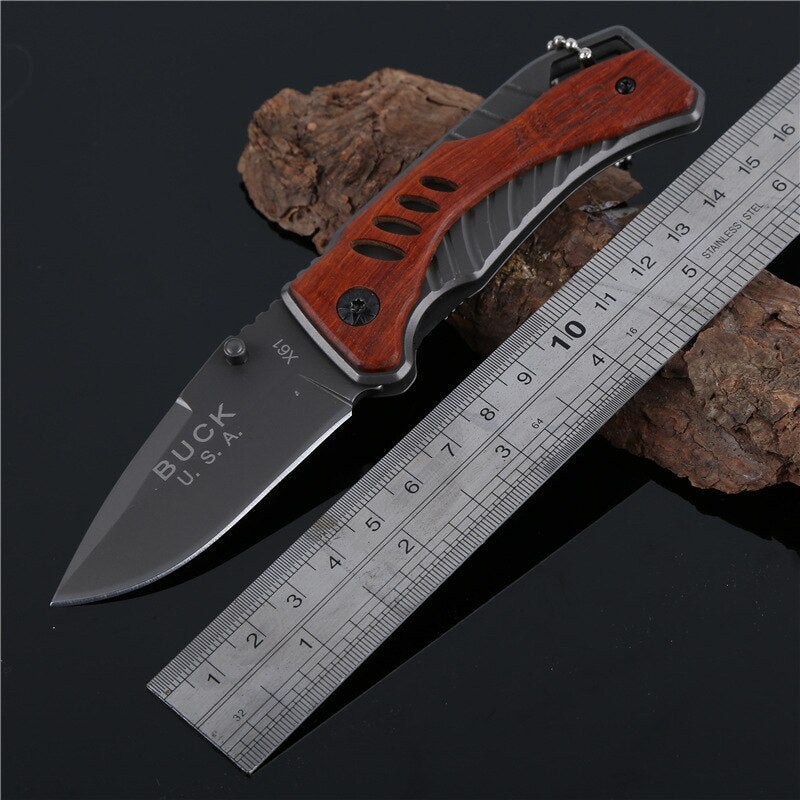 Buck USA X61 Tactical Pocket Survival Knife