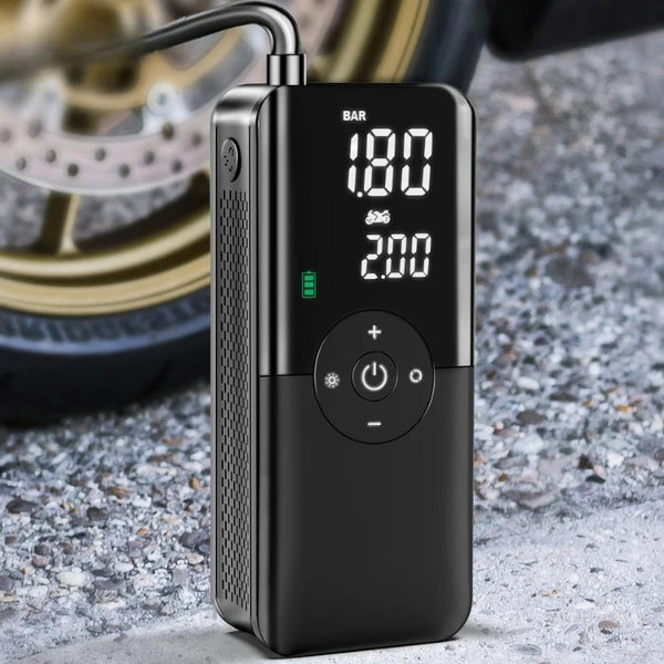 Digital Rechargeable Tyre Inflator & Power Bank Imported