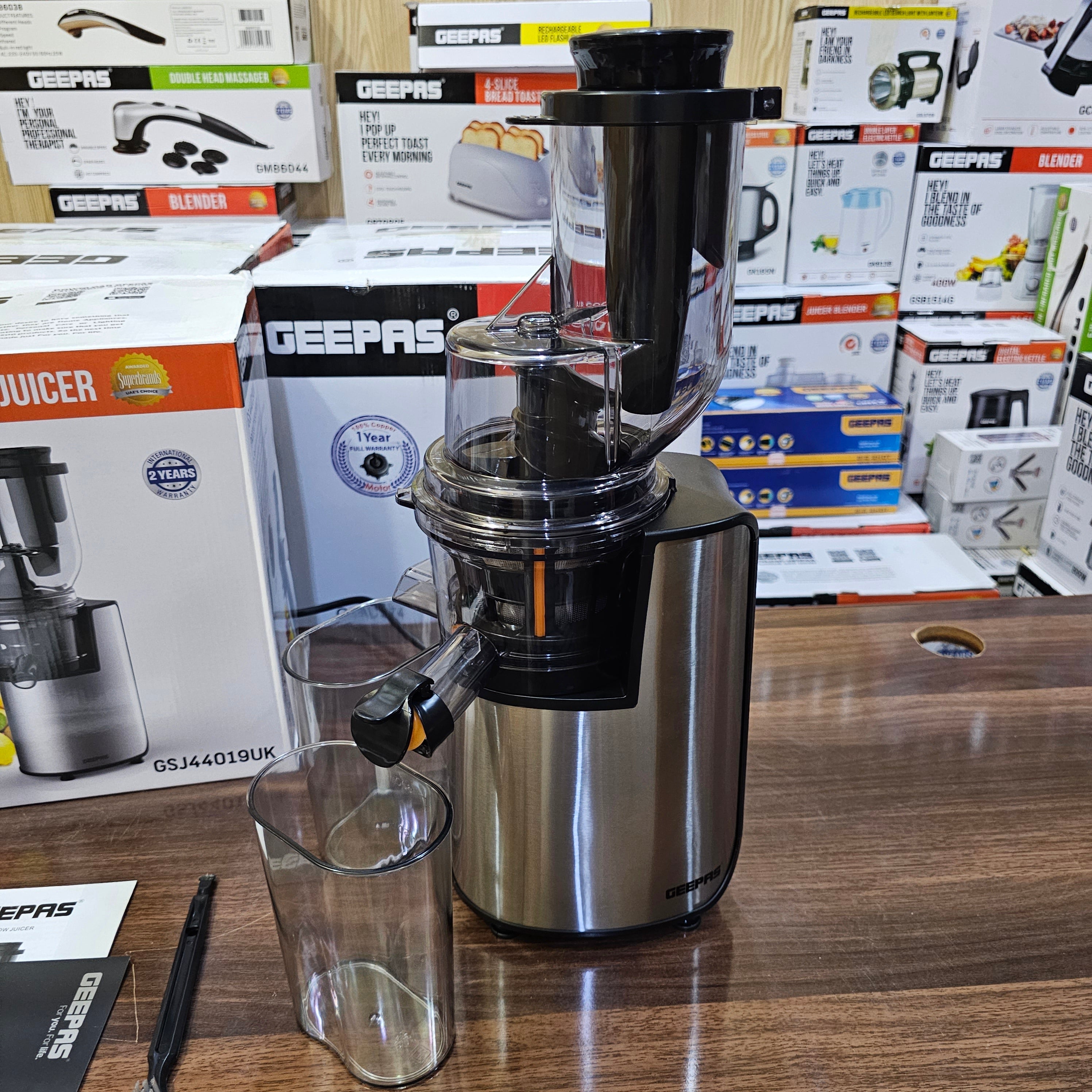 Geepas Slow Juicer GSJ44019UK