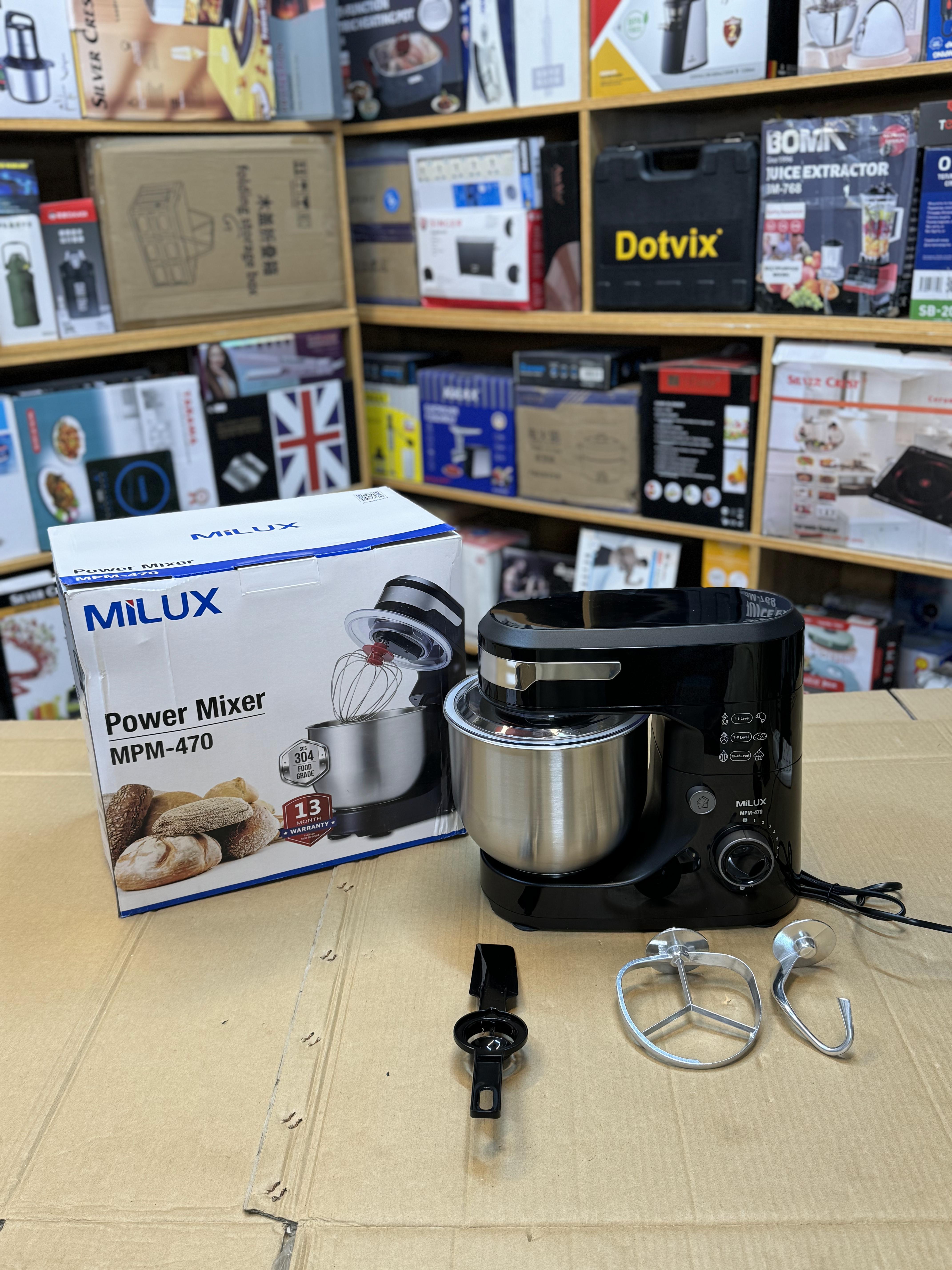 Malaysian Lot Imported Milux 4.7L Professional Stand Mixer