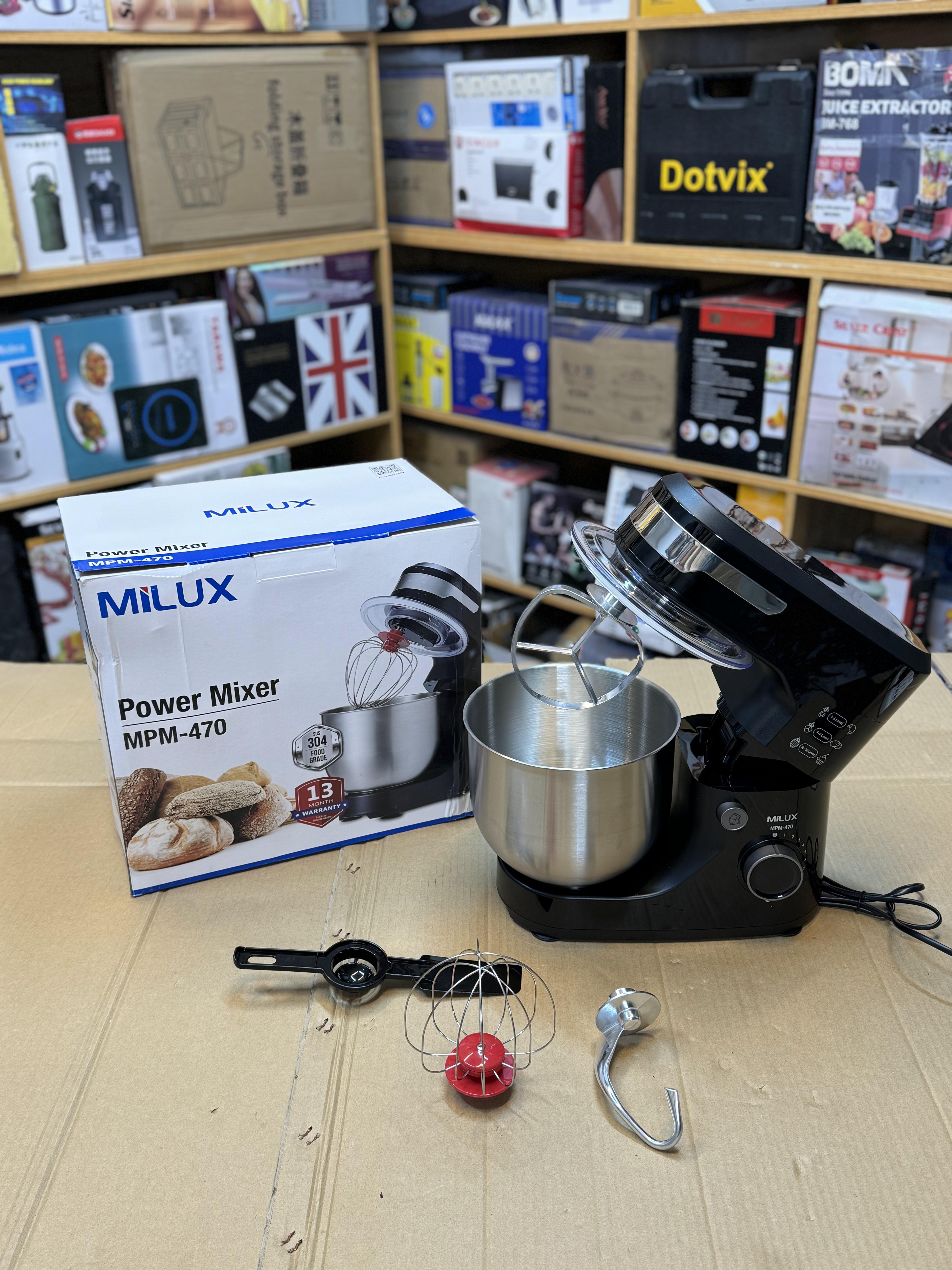 Malaysian Lot Imported Milux 4.7L Professional Stand Mixer