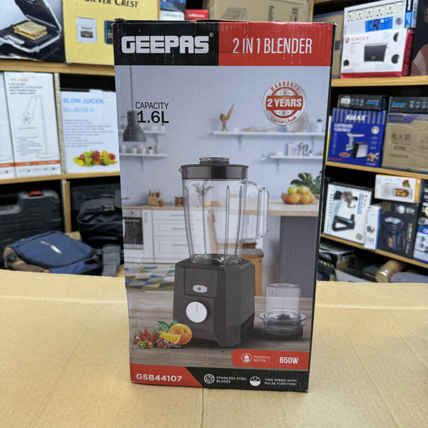 Geepas 1.6L 2-in-1 Blender GSB44107