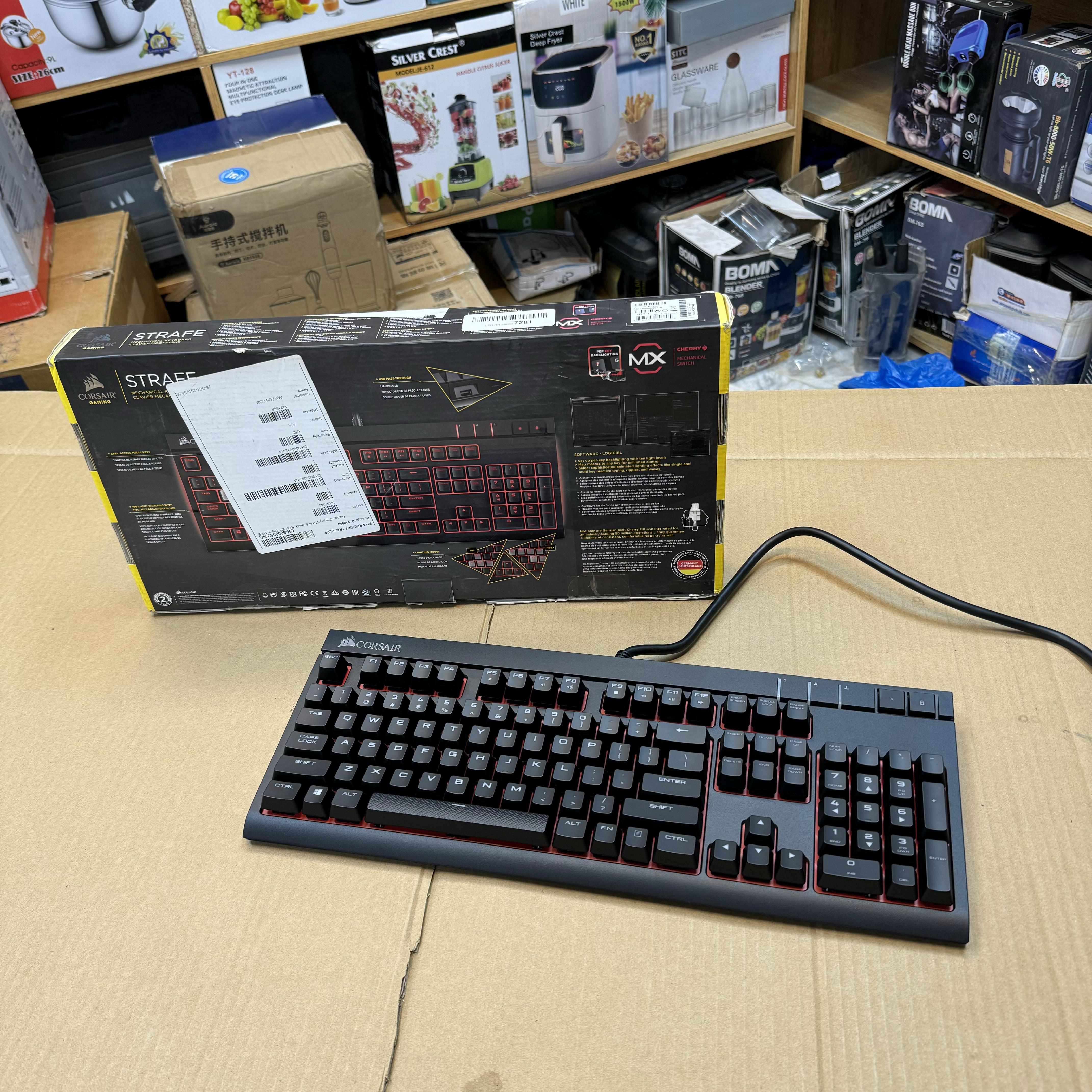 USA Lot Imported Corsair Strafe Mechanical Gaming Keyboard