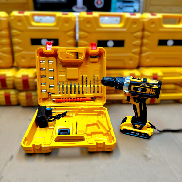 Lot Imported 21V Drill Machine with Extra Battery