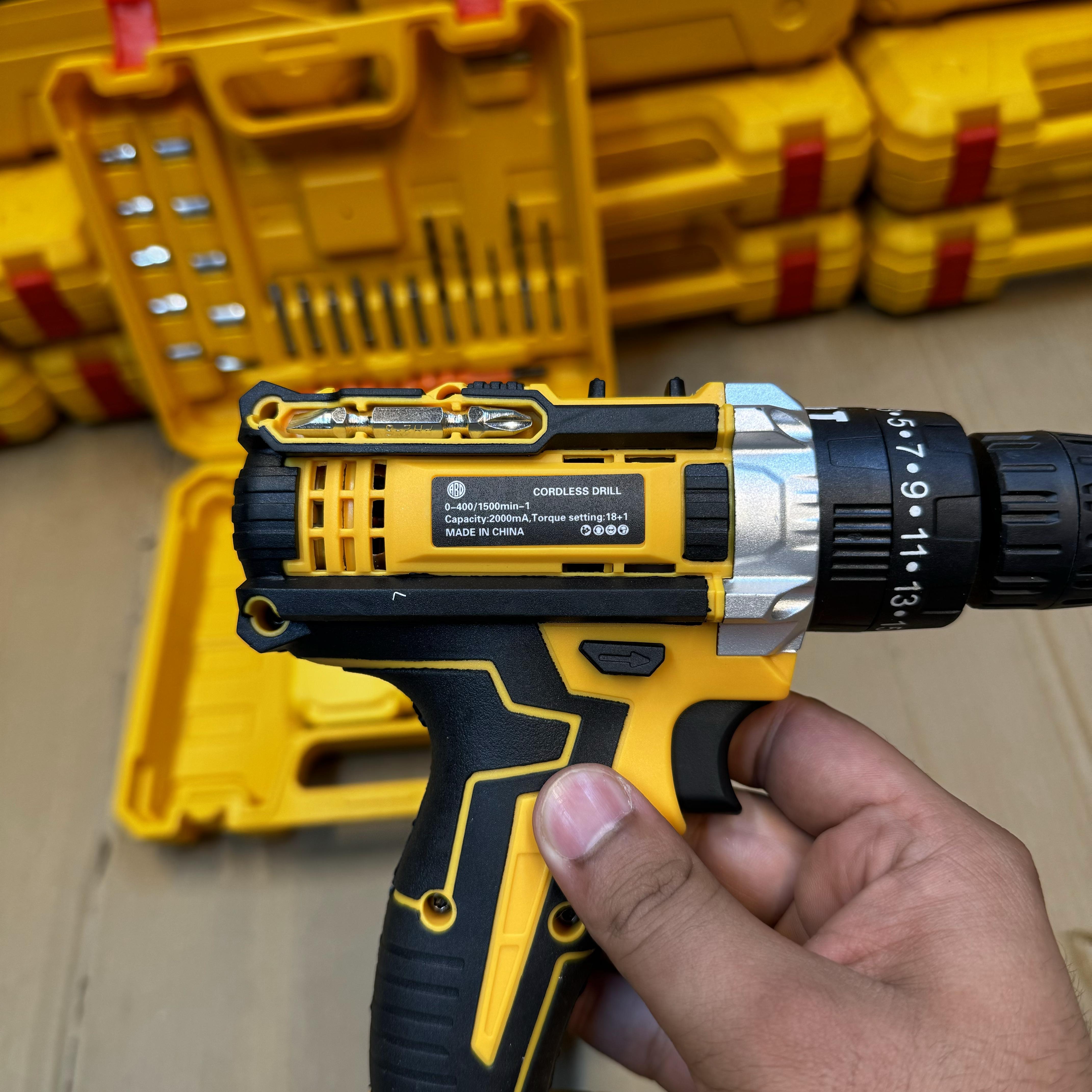 Lot Imported 21V Drill Machine with Extra Battery