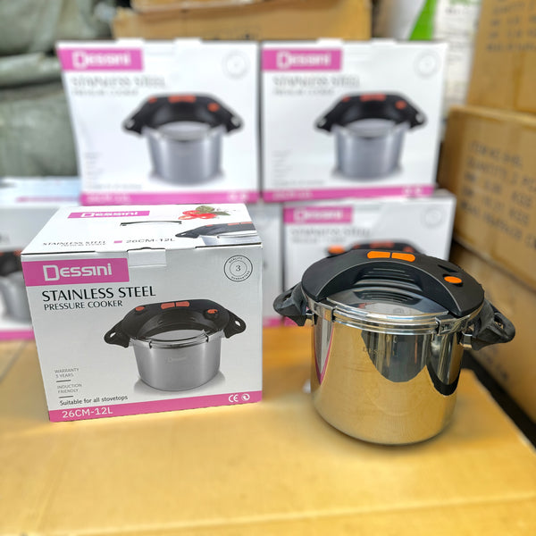 Italy Lot Imported Dessini 12L Automatic Pressure Cooker