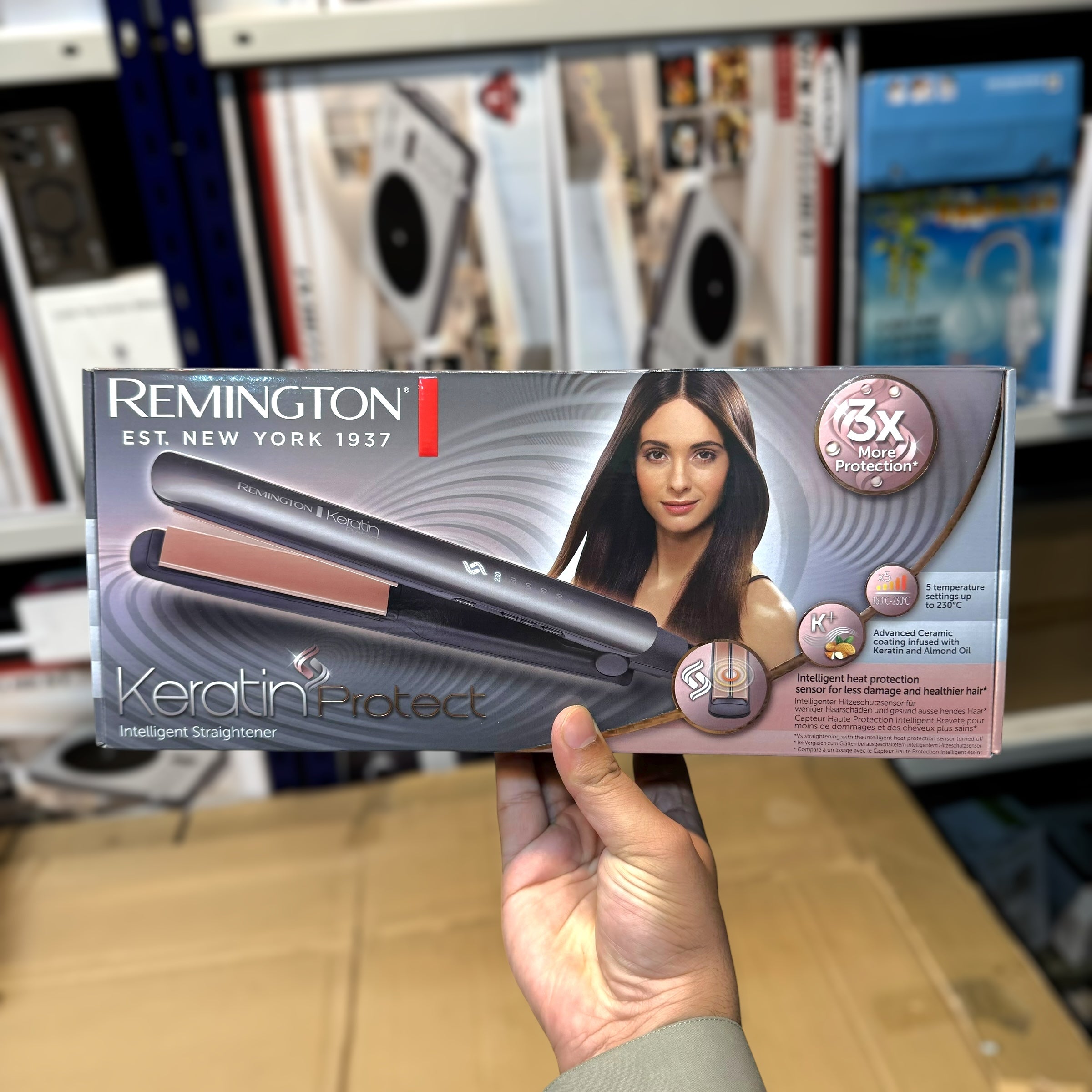 USA Lot Imported Remington S8598CN Keratin Protect Intelligent Hair Straigthener