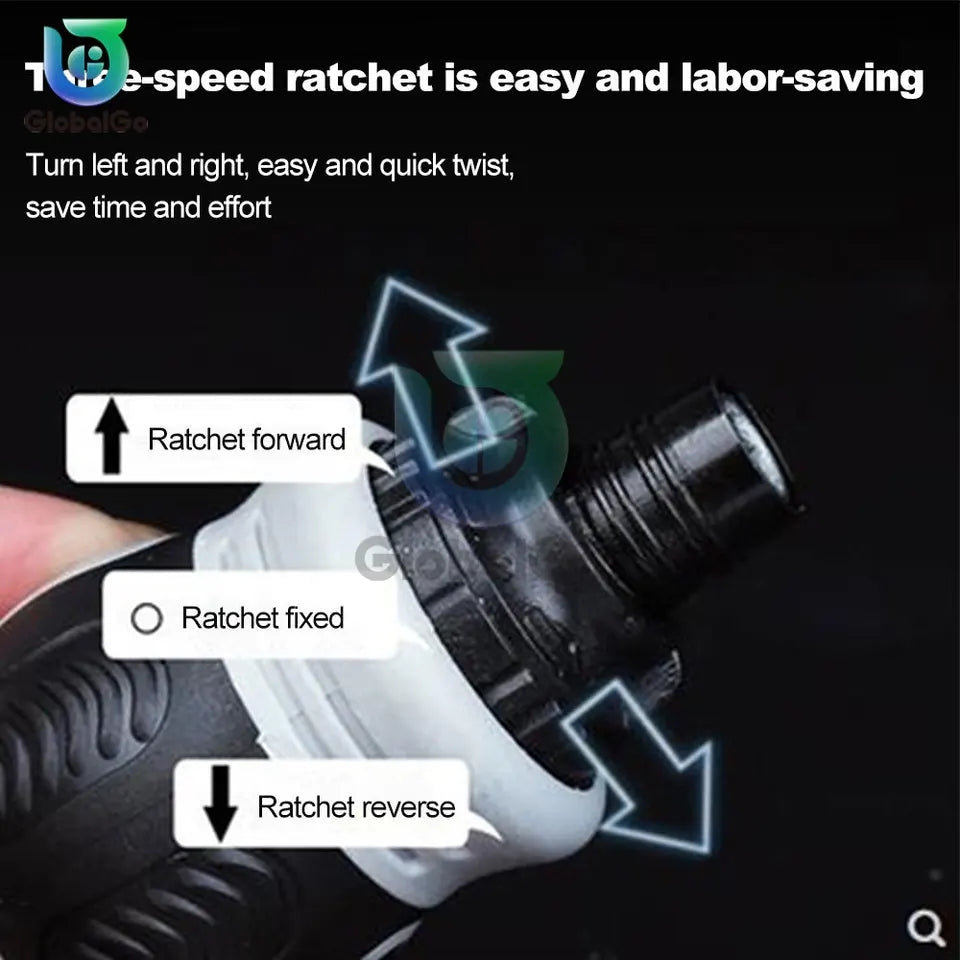 Mini Ratchet Screwdriver Multi-Purpose Batch Head Telescopic Toolkit