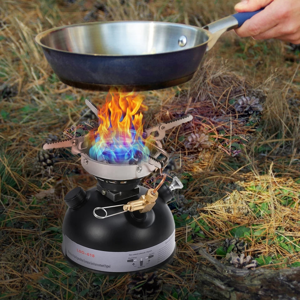 Camping Picnic Field Cookout Cooking Stove Multi Liquid Fuel Gasoline