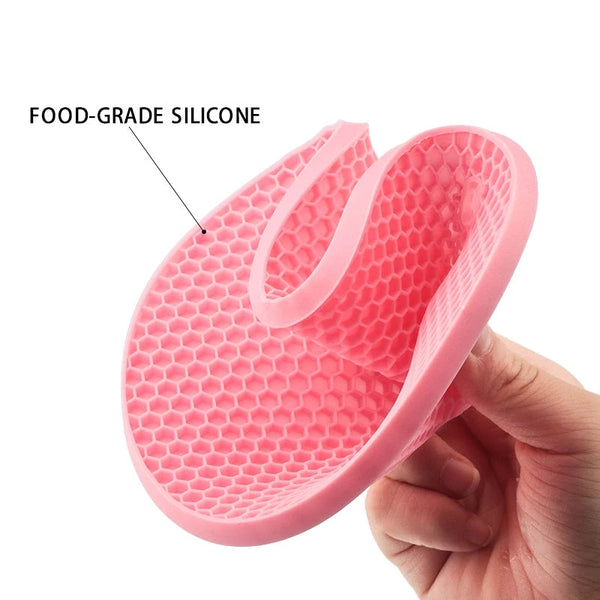 Silicone Trivet Pot Mat Round, Heat Resistant Non Slip