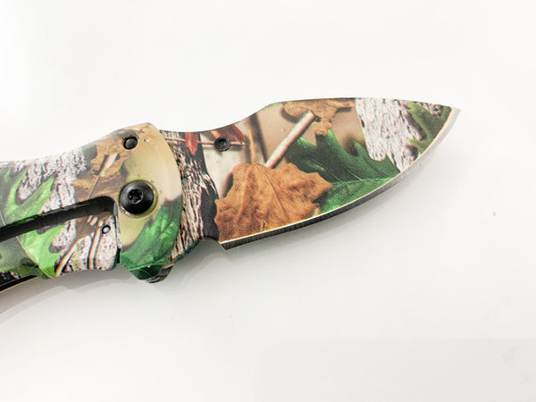 Buck X75 Camo Hunting Knife