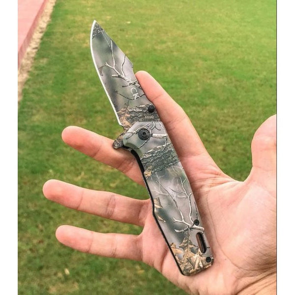 BUCK X69 Camo Folding Knife