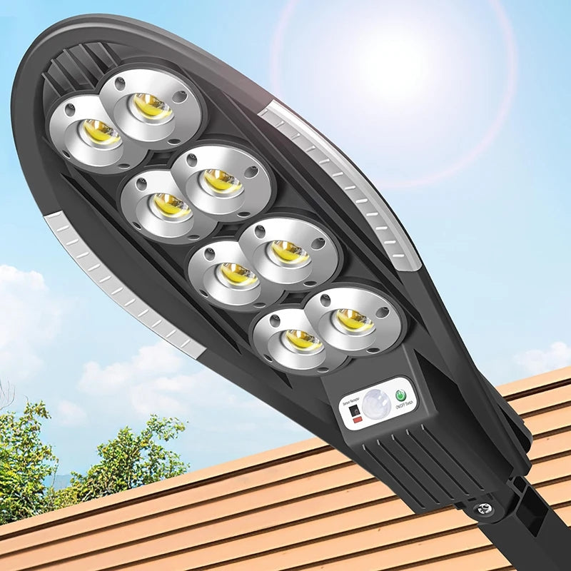 Heavy Duty Solar Street Light 3 Modes with Remote Control