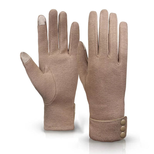 New Fashion Women Winter Warm Windproof Cashmere Full Finger Gloves