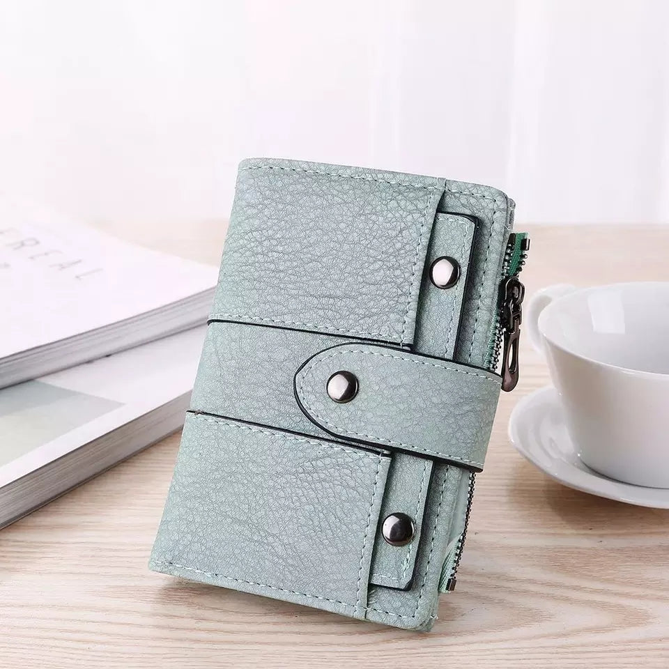 New Fashion Rivet Buckle Ladies Wallet, Cardholder