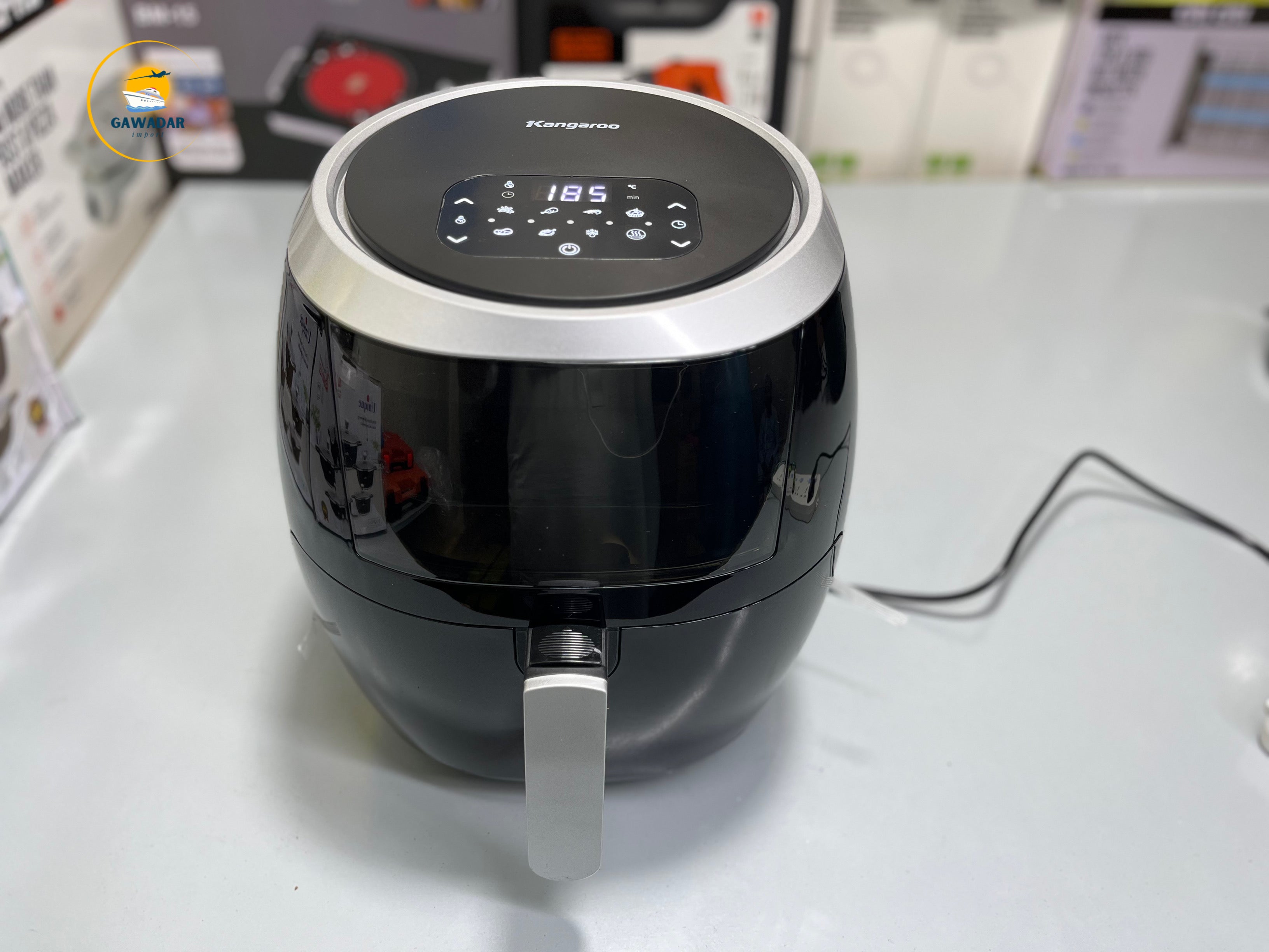 Imported Air Fryer of Kangaroo Brand- 1800 watt Power, 8 liters Capacity