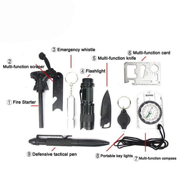 8-in-1 Professional Survival Kit