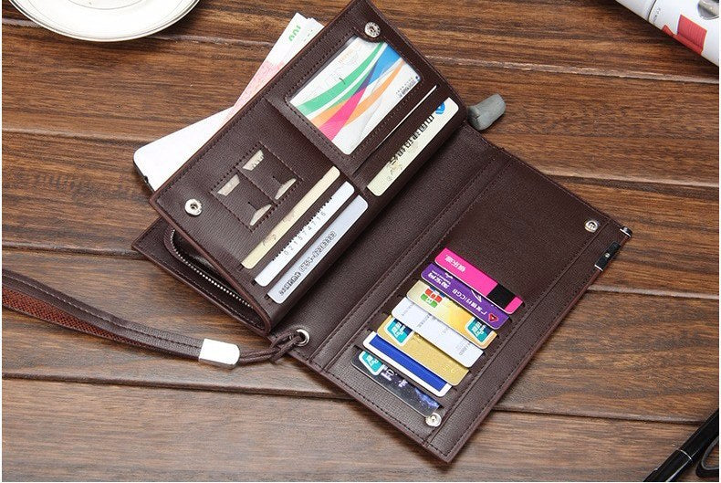 Business Universal Long Wallet for Mobile Phones