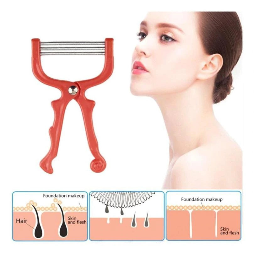 Face Hair Remover Epilator Handheld Spring Face EpiRoller