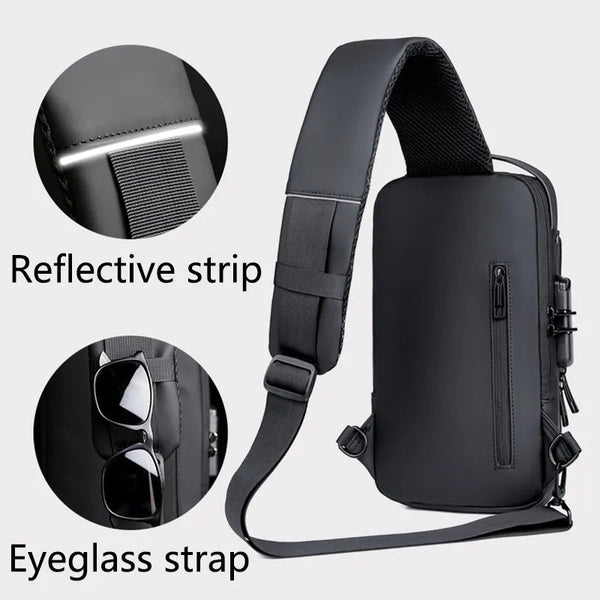 New Fashion Anti-Theft Sling Shoulder Bag With Password Lock