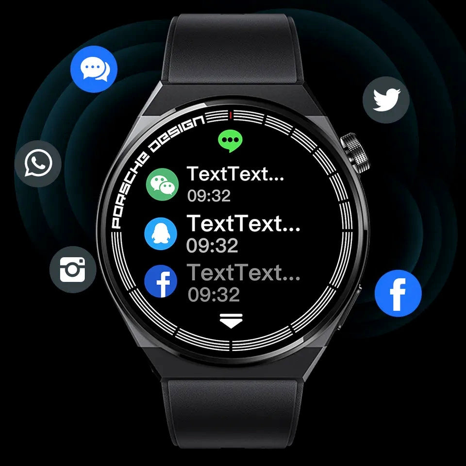 GT8 Porsche Design Bluetooth Smartwatch
