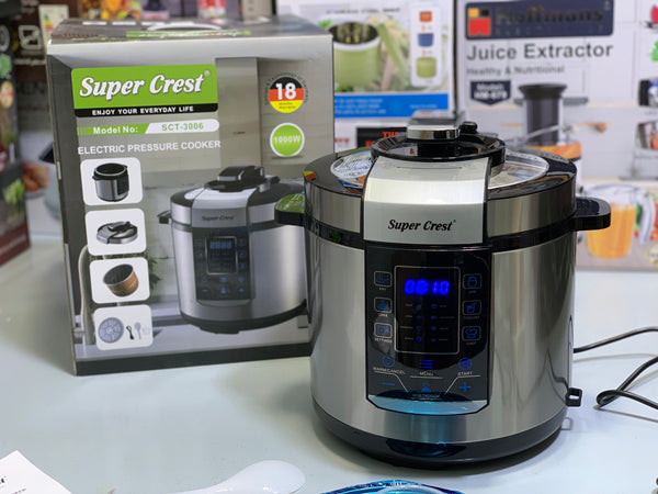 Super Crest Electric Pressure Cooker 1000w