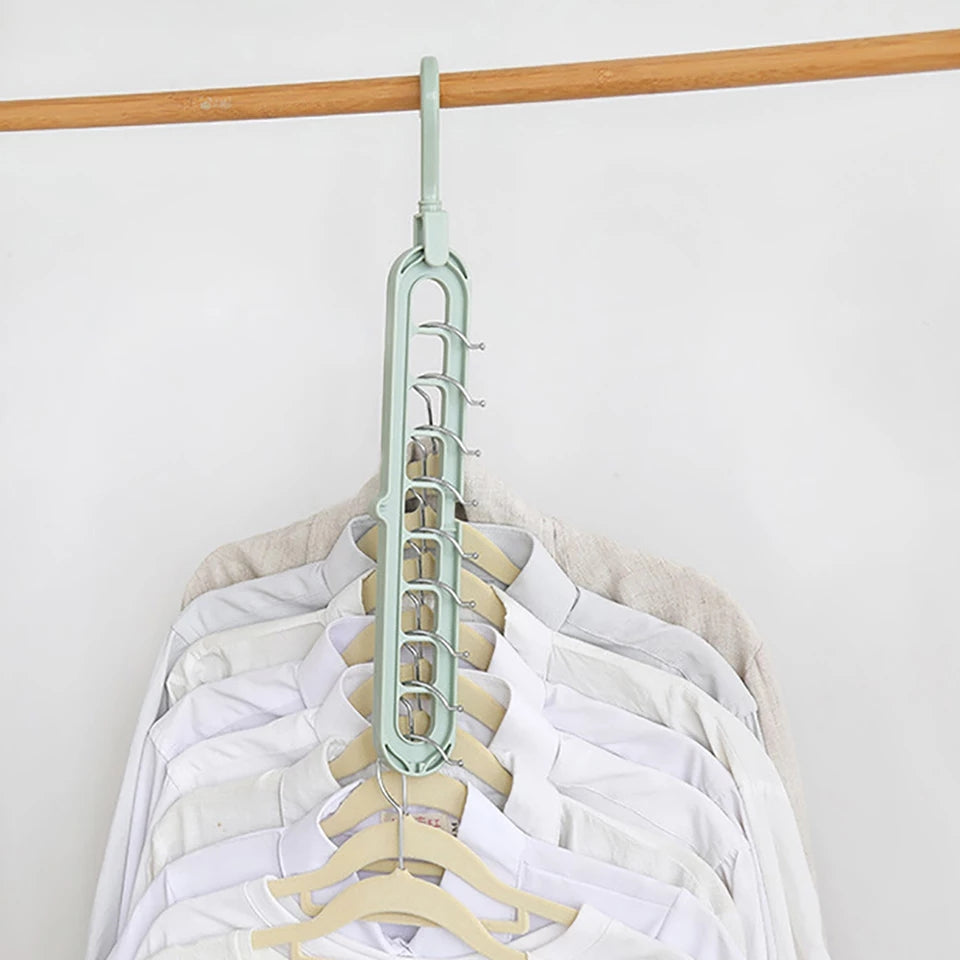 2Pcs Space Saving Hanger 360 Rotating Magic Hanger