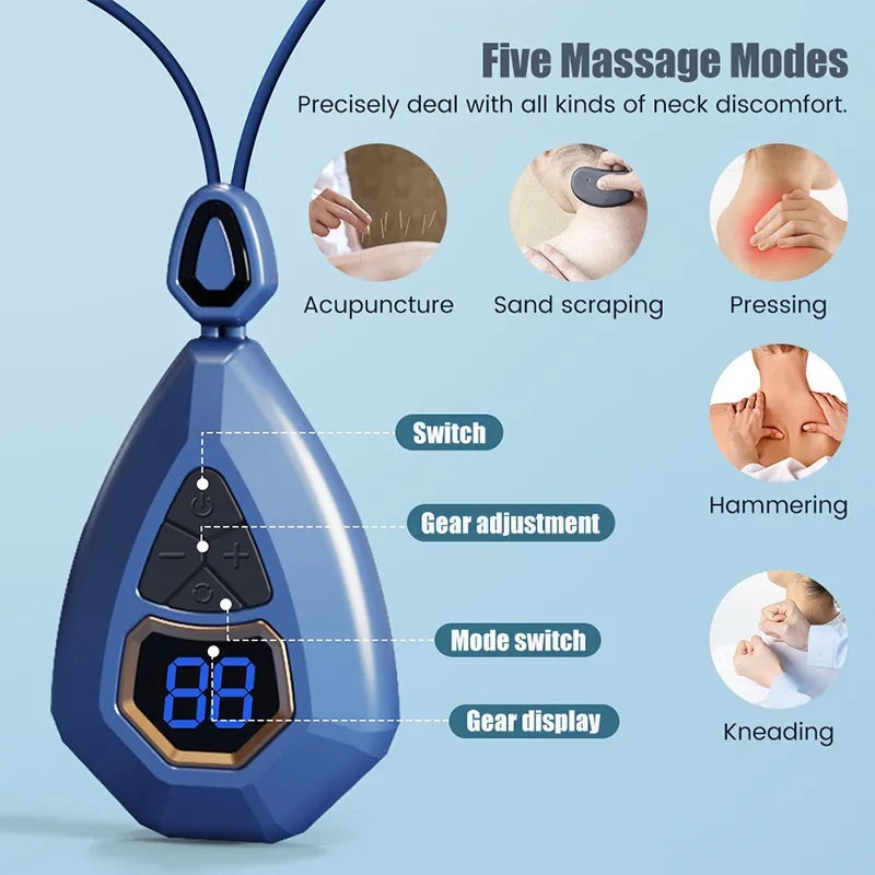 Neck Acupoints Lymphvity Massage Device