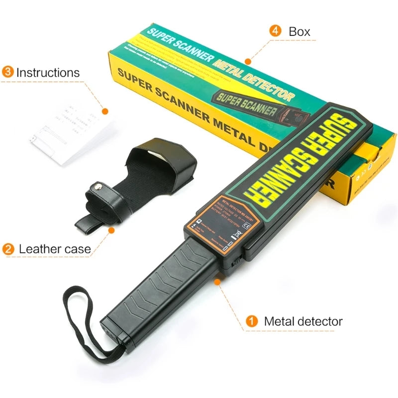 Portable Handheld Metal Detector High Sensitivity Scanner Tool