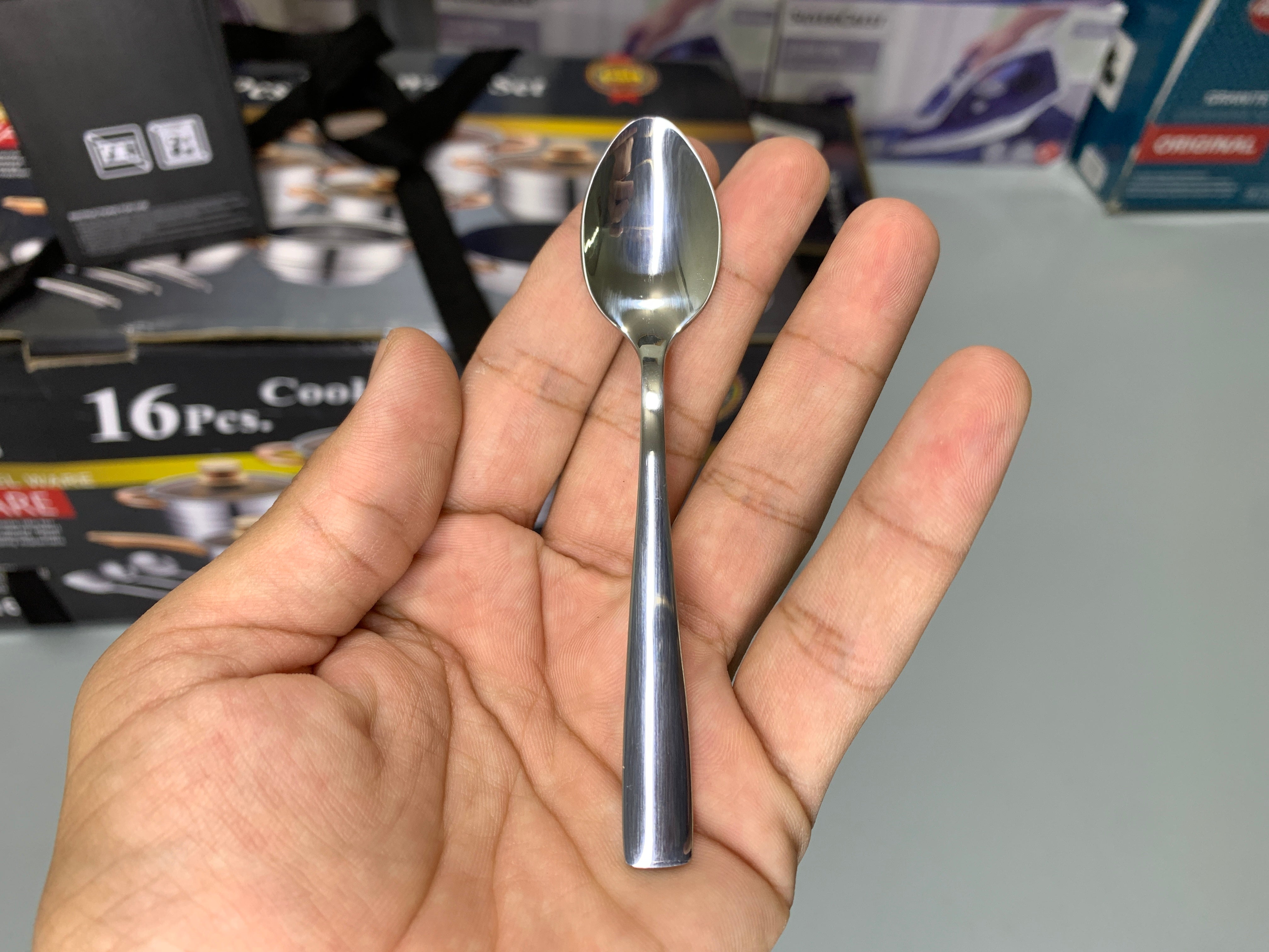 Silver Egg Tea Spoon Set