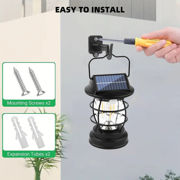 Solar Induction Portable Camping Lantern