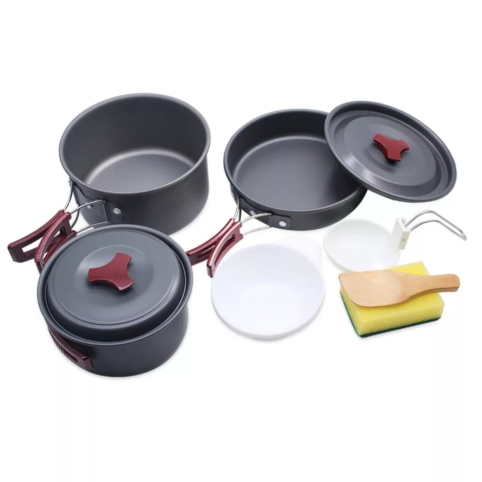 Cooking Set for Camping Outdoor SY-300 Tableware Picnic Set